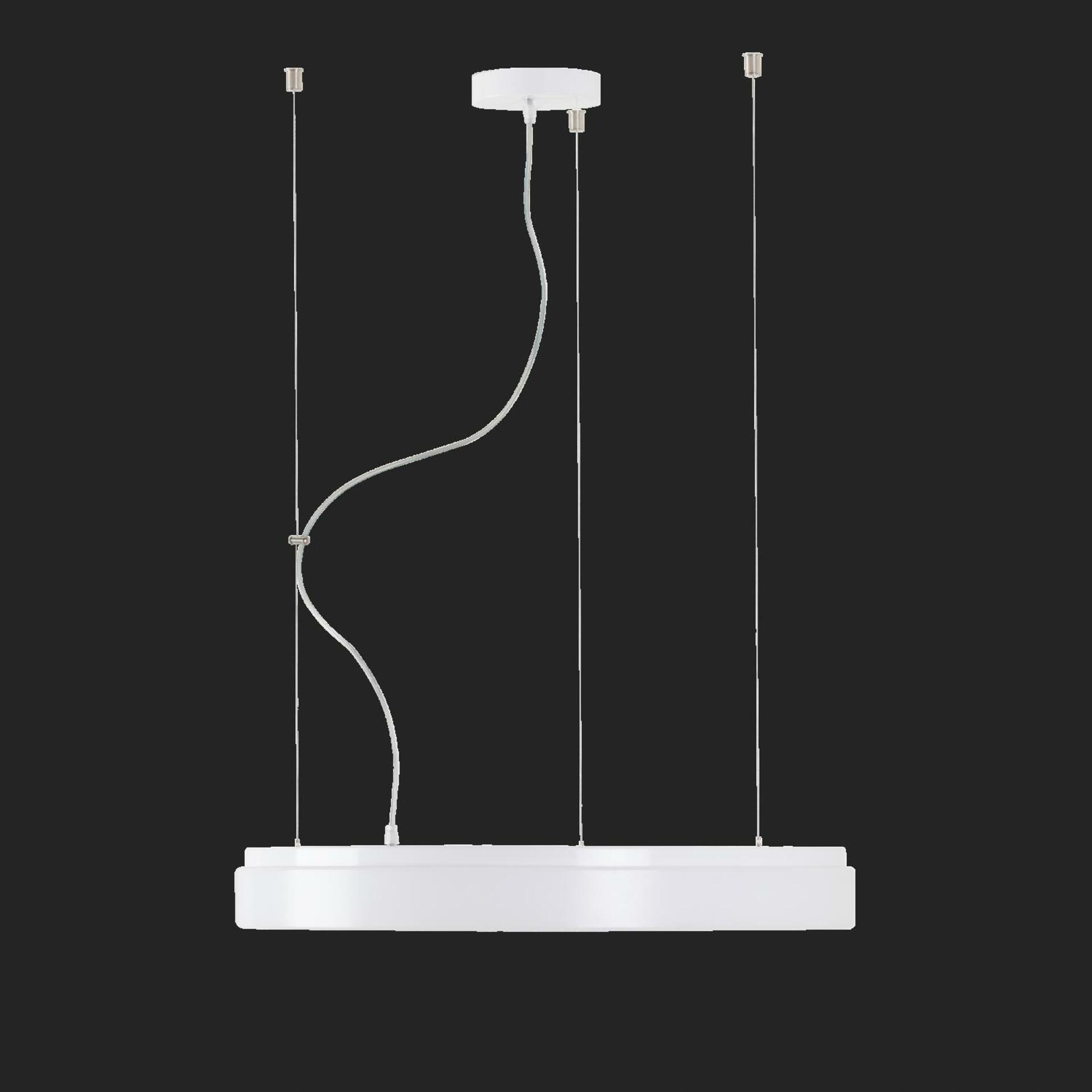 Osmont 48744 Delia L4 závesné plastové svietidlo biela IP40 4000 K 100W Led