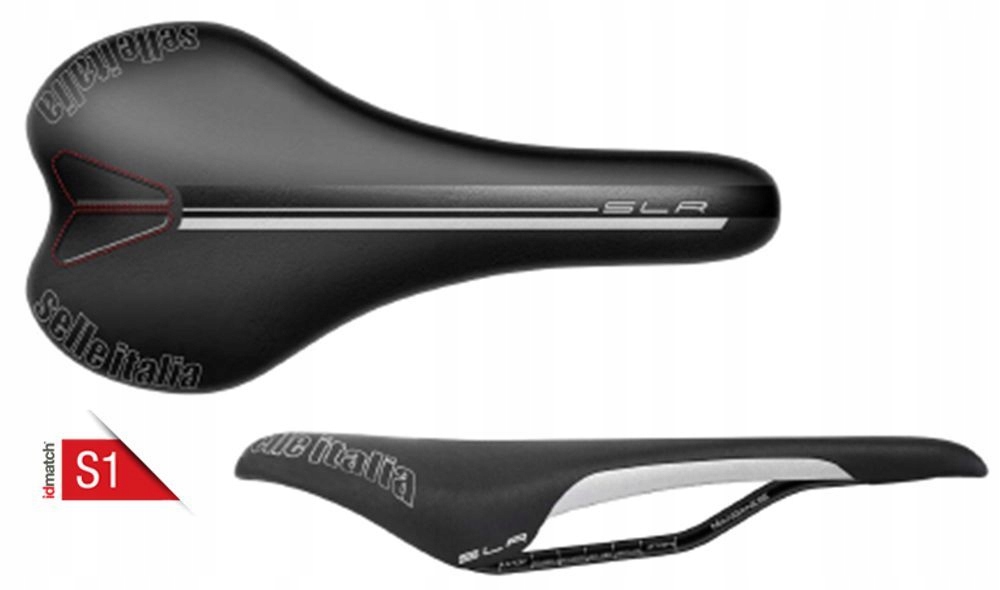 Selle Italia siodło Slr S1 Manganese czarno-srebrne