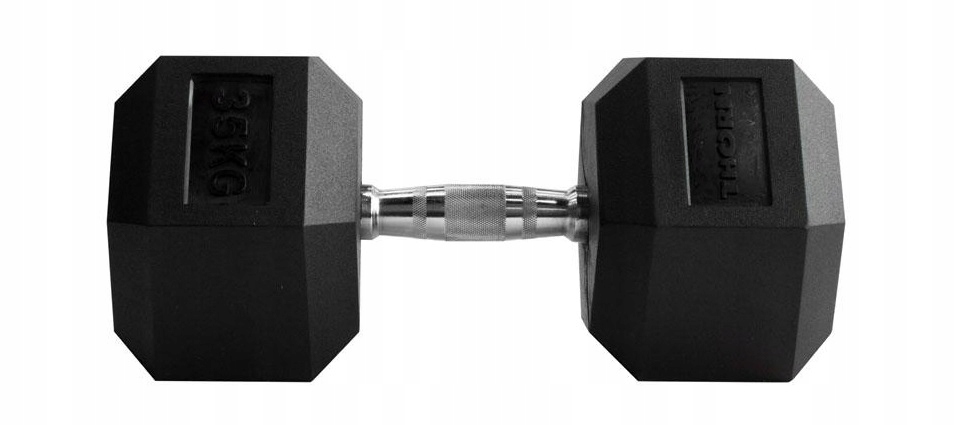 HANTEL THORN FIT HEX RUBBER DUMBBELL 35,0KG EAN (GTIN) 5902701504144