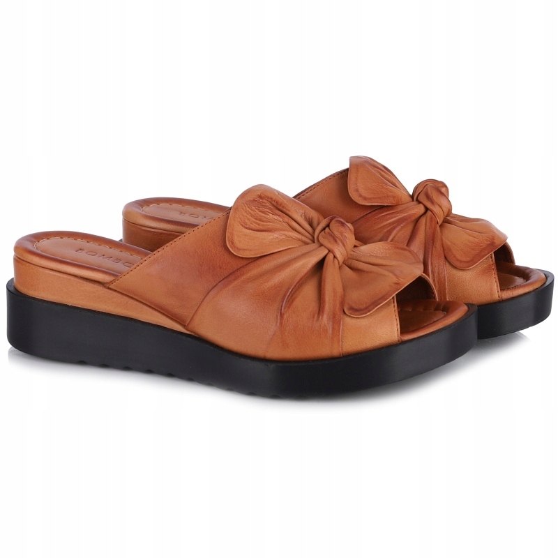 Nazouváky pantofle Bombonella 10T 289.833 05 T 53SYH hnědé Kůže Vel. 39