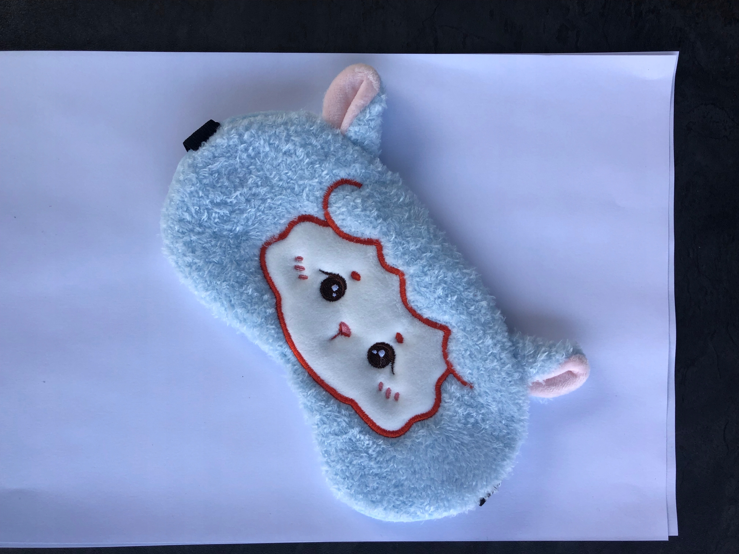 OPASKA NA OCZY MASKA DO SPANIA SNU RELAKSU owca OWIECZKA OLDMAN PLUSZOWA Materiał dominujący poliester