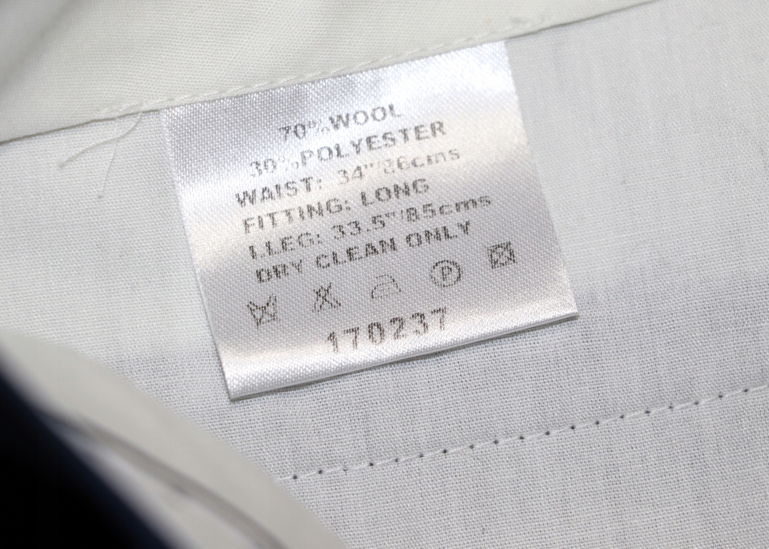 DANIEL HECHTER PARIS Wełniany Garnitur Męska / 42 Fason regular