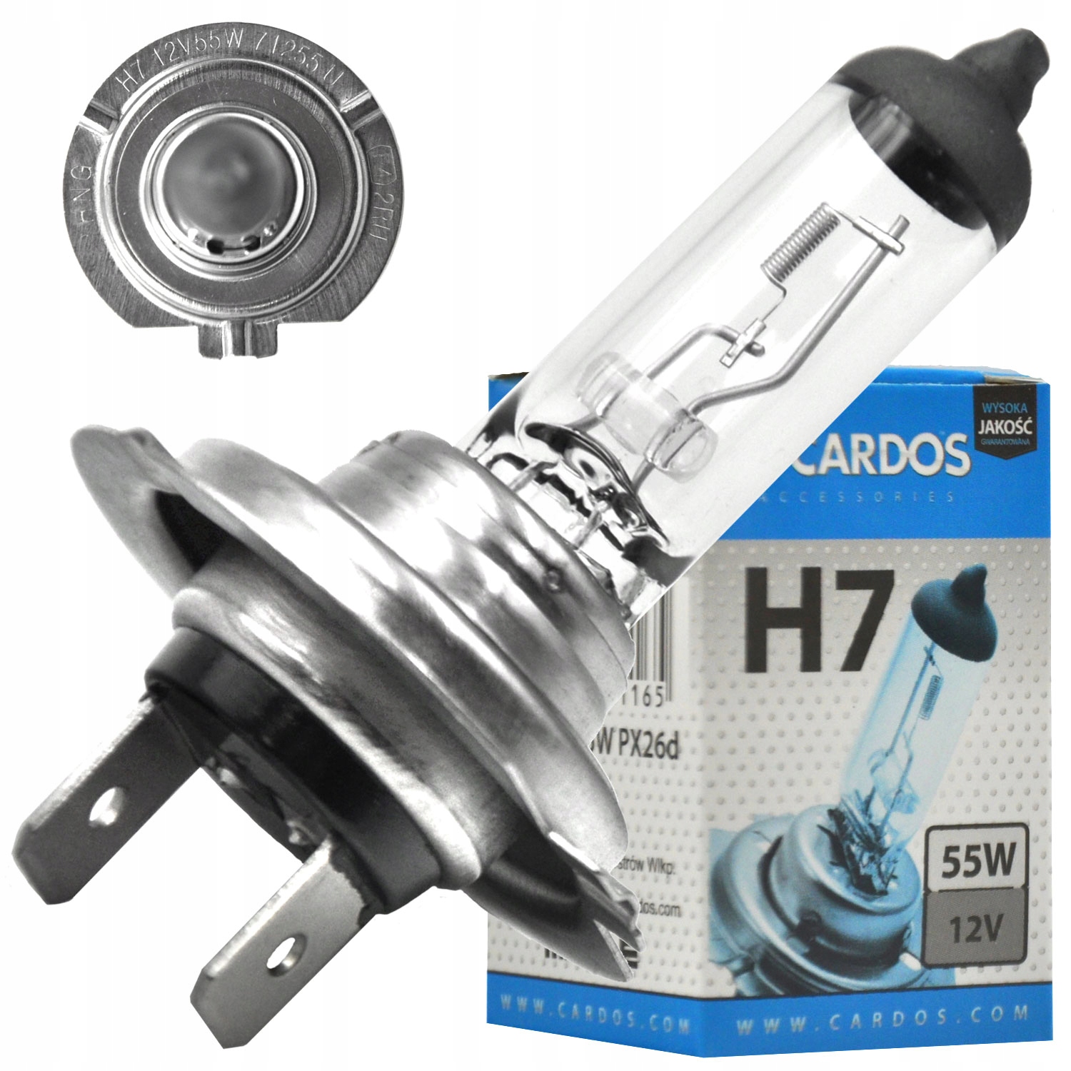 Żarówka Halogenowa H7 12V 55W Cardos AH715
