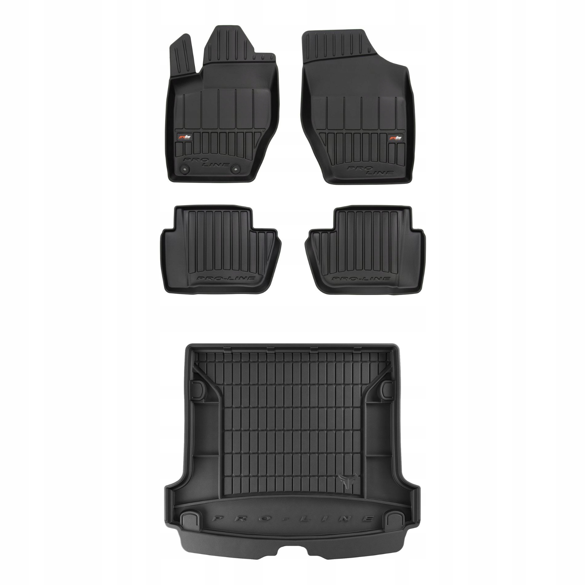 Sada gumových kobercov a rohoží pre Peugeot 307 2001-2008