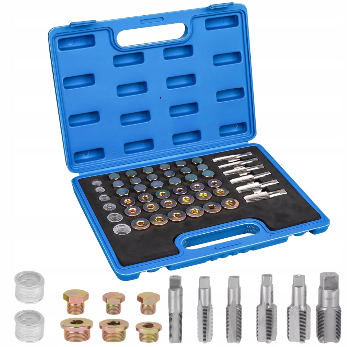 Sada Na Opravu Závitů Zátek Olejové Mísy 114 Ks