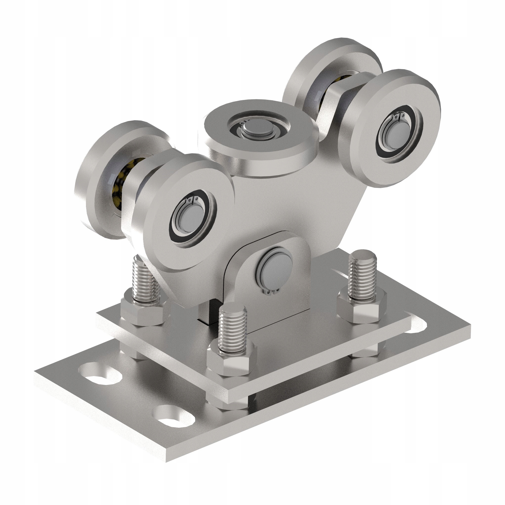 Pojízdný vozík pro posuvnou bránu Profil 80 x 80 mm