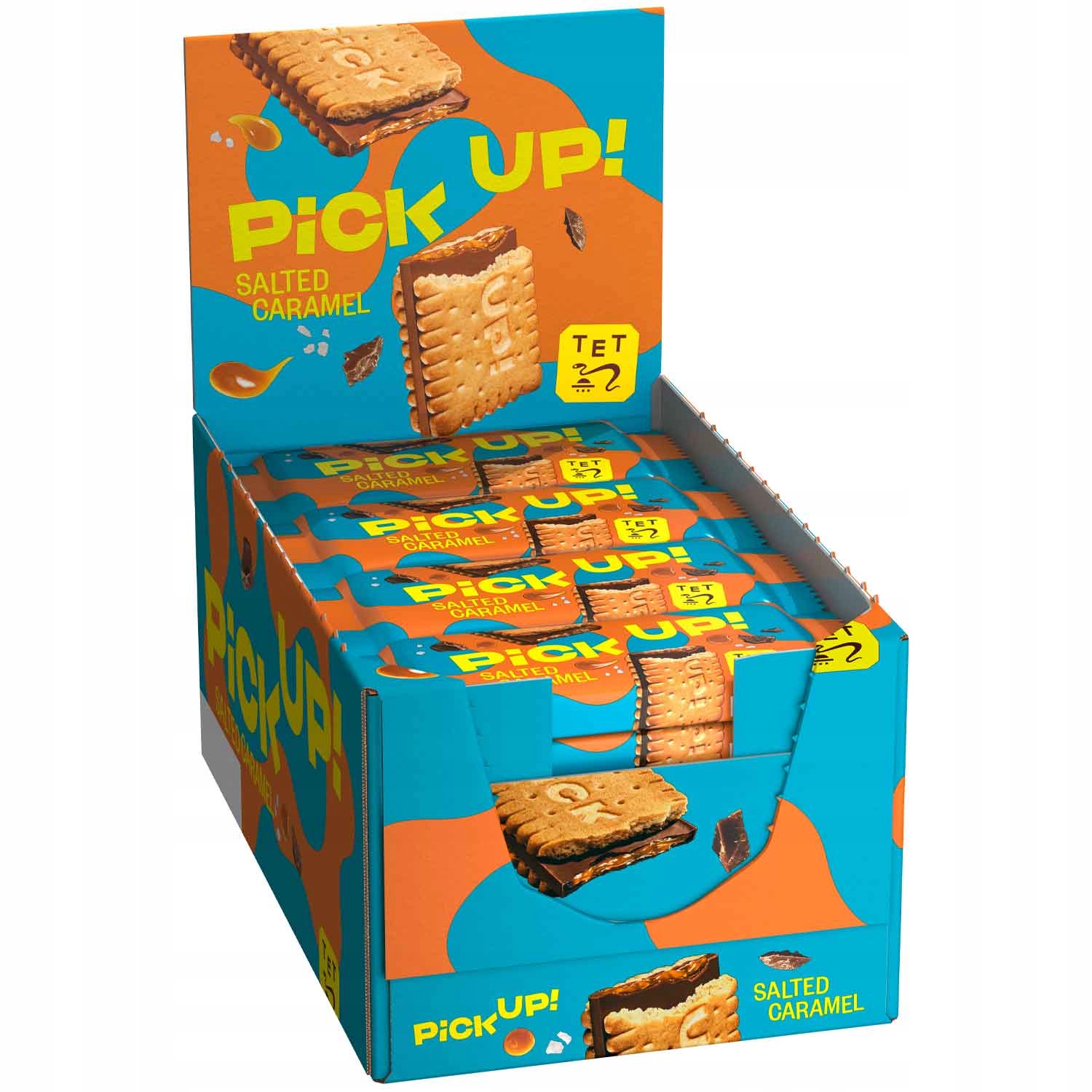 Levně Leibniz Pick Up! 24 x 28 g karton Sušenky slaný karamel