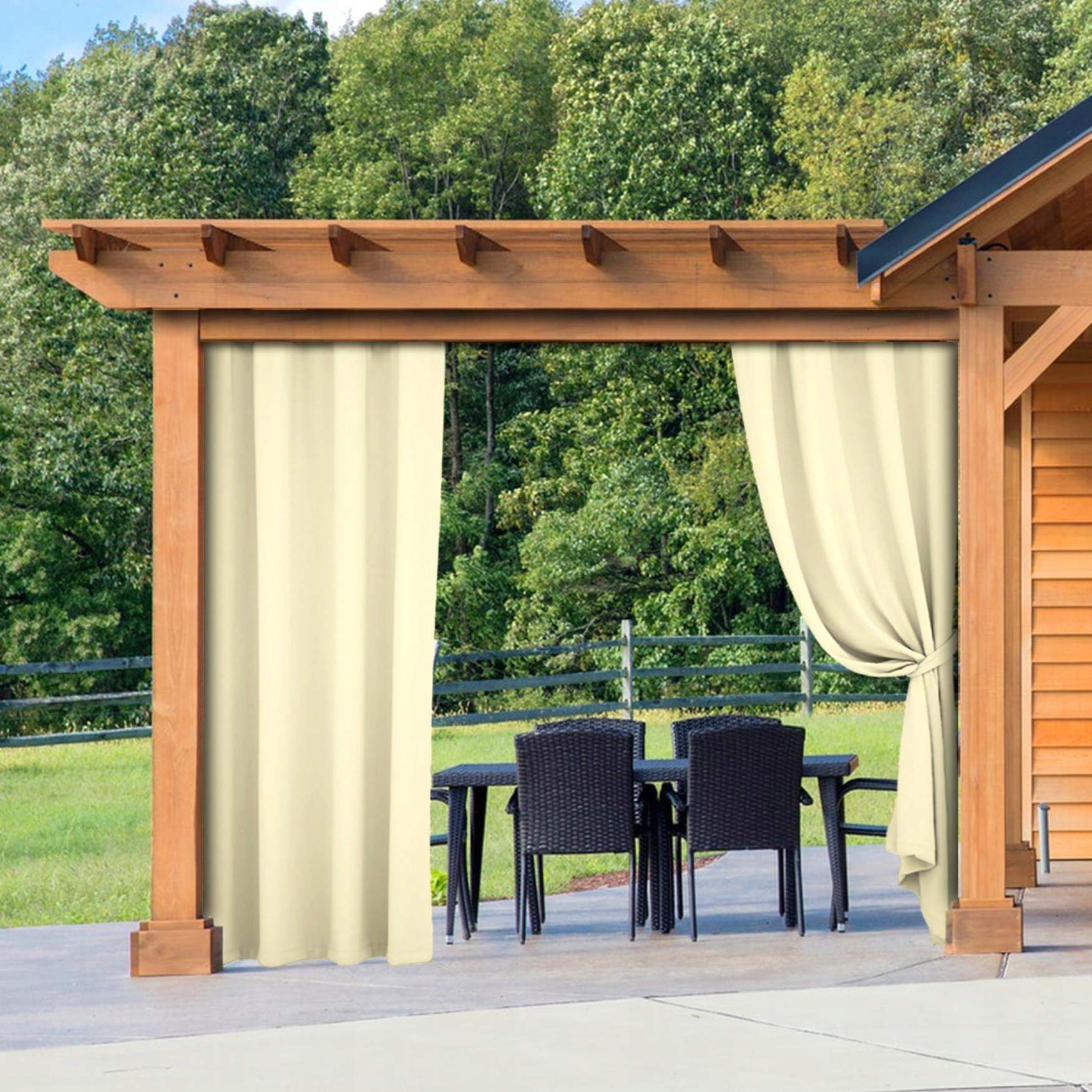 ZASŁONY OGRODOWE 155x180 DO ALTANY TARASU OGRODU Producent HomeView