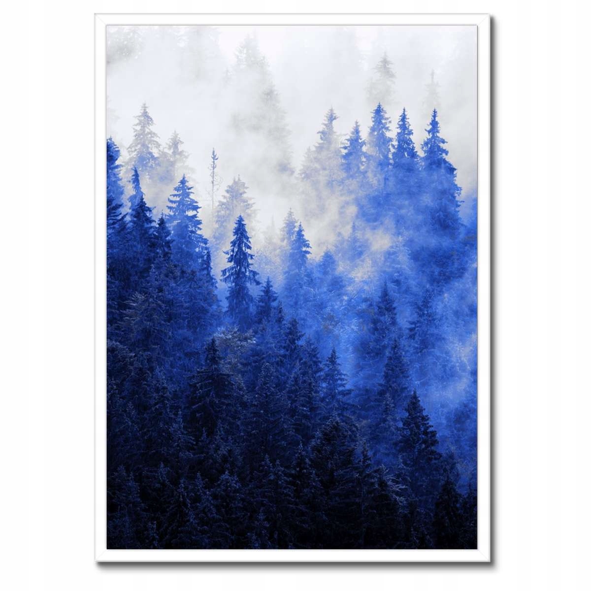 Plakáty v rámu 50x70 Modrá krajina Hory