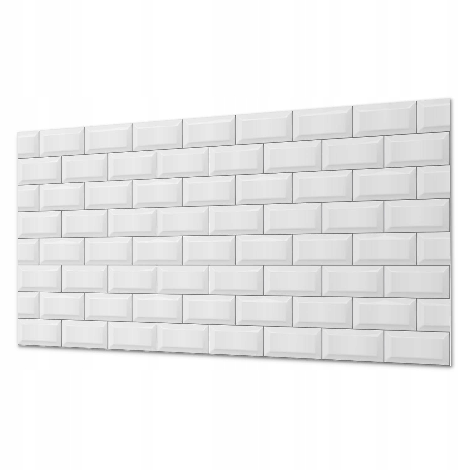 Nástenný panel z Pvc s motívom tehál v minimalistickom dizajne, 120 x 60 cm