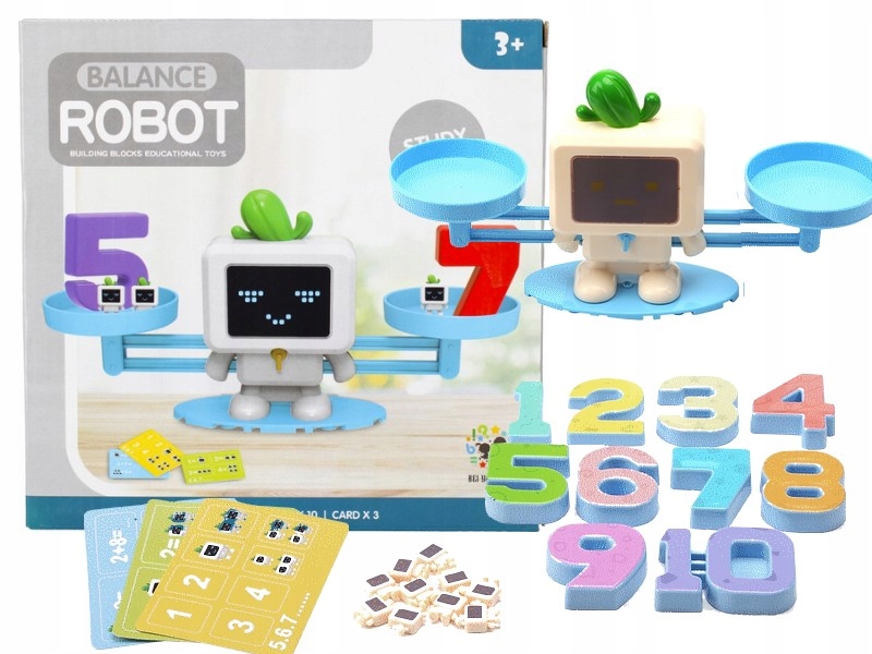 

Nauka Liczenia Gra Edukacyjna Waga Szalkowa Robot