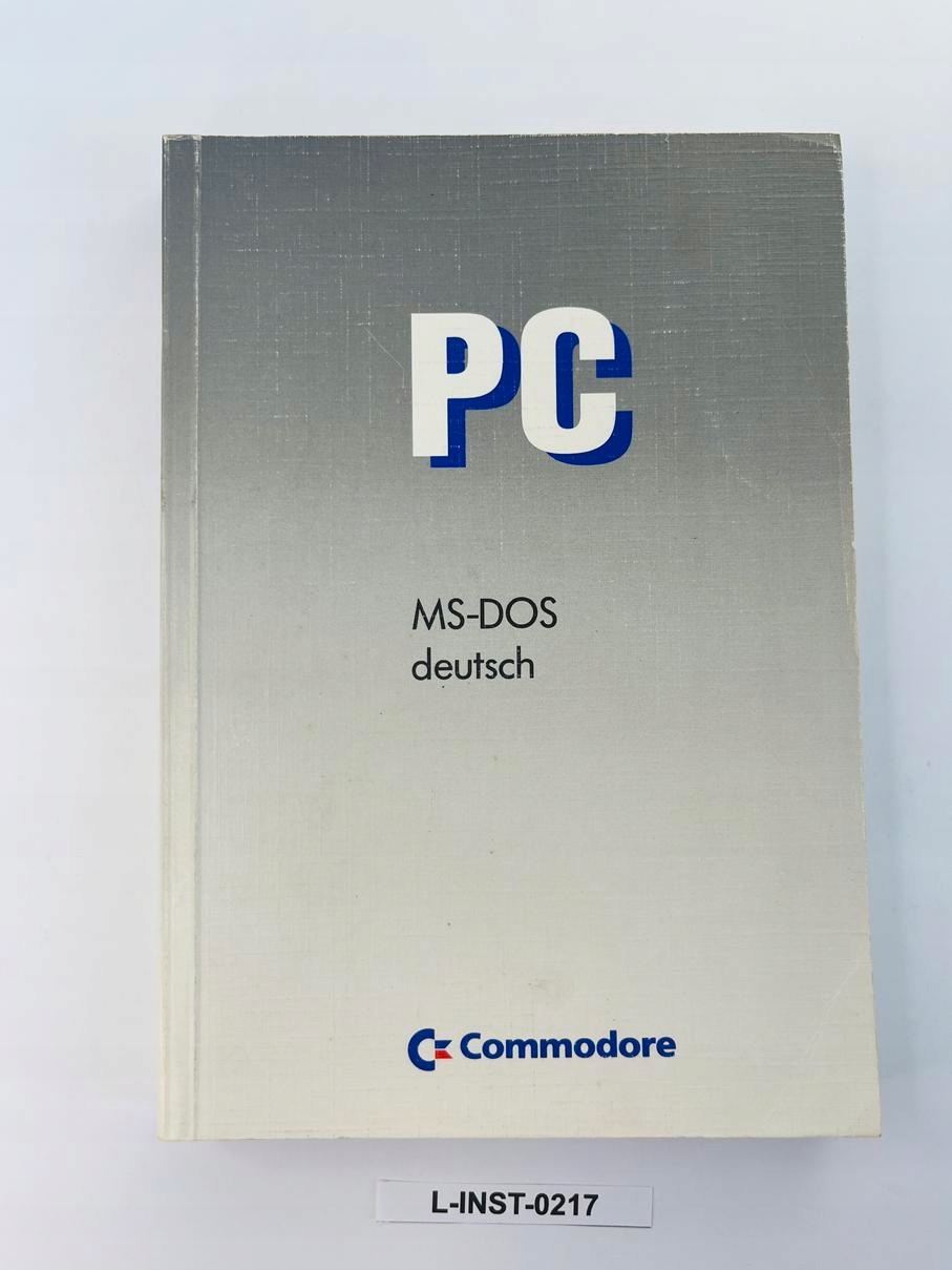 Podręcznik Commodore PC - MS-DOS