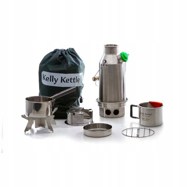 Kelly Kettle Trekker Kit Sst ocelový 0.6 L sada