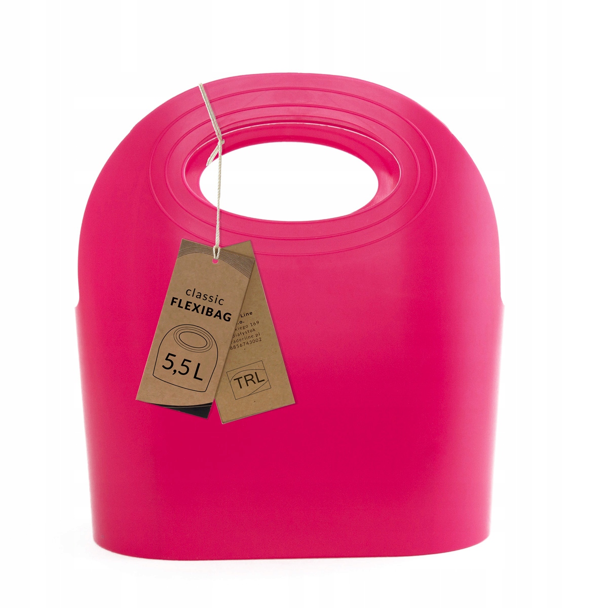

Kosz średni na zakupy Classic Flexibag 5,5L różowy