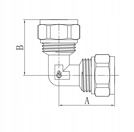 KOLANO RÓWNOPRZELOTOWE PEX ALUPEX SKRĘCANE FI 32x32 MOCNY MOSIĄDZ DIAMOND Marka Diamond