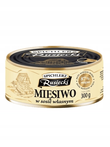 5 x Spichlerz Rusiecki Maso ve vlastní šťávě 300 g