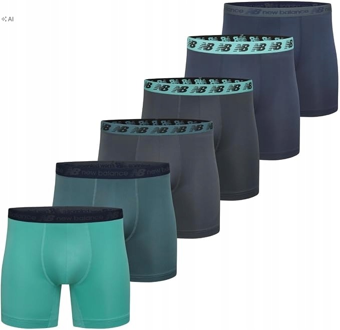 New Balance Černé Pánské Boxerky S Logem, Elastický Pas XL 7DA