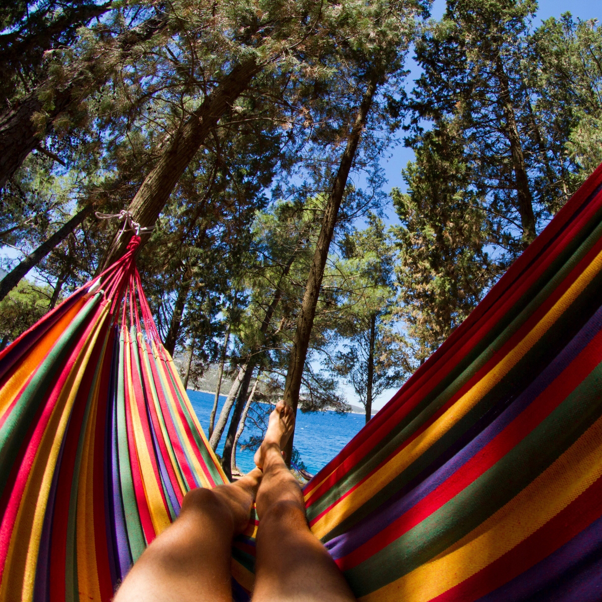 HAMAK JEDNOOSOBOWY Z POPRZECZKĄ 90 cm MOCNY WYTRZYMAŁY 200 kg HAMAK XXL Długość całkowita 240 cm