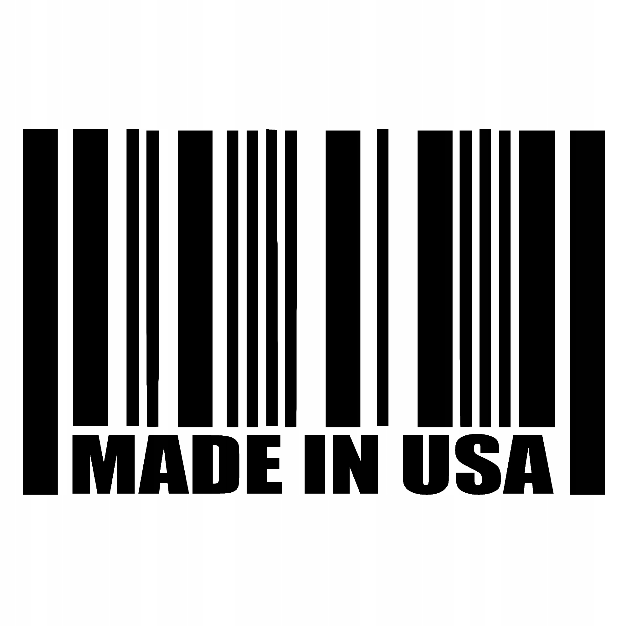 

Naklejka na samochód Made In Usa Amerykański Old