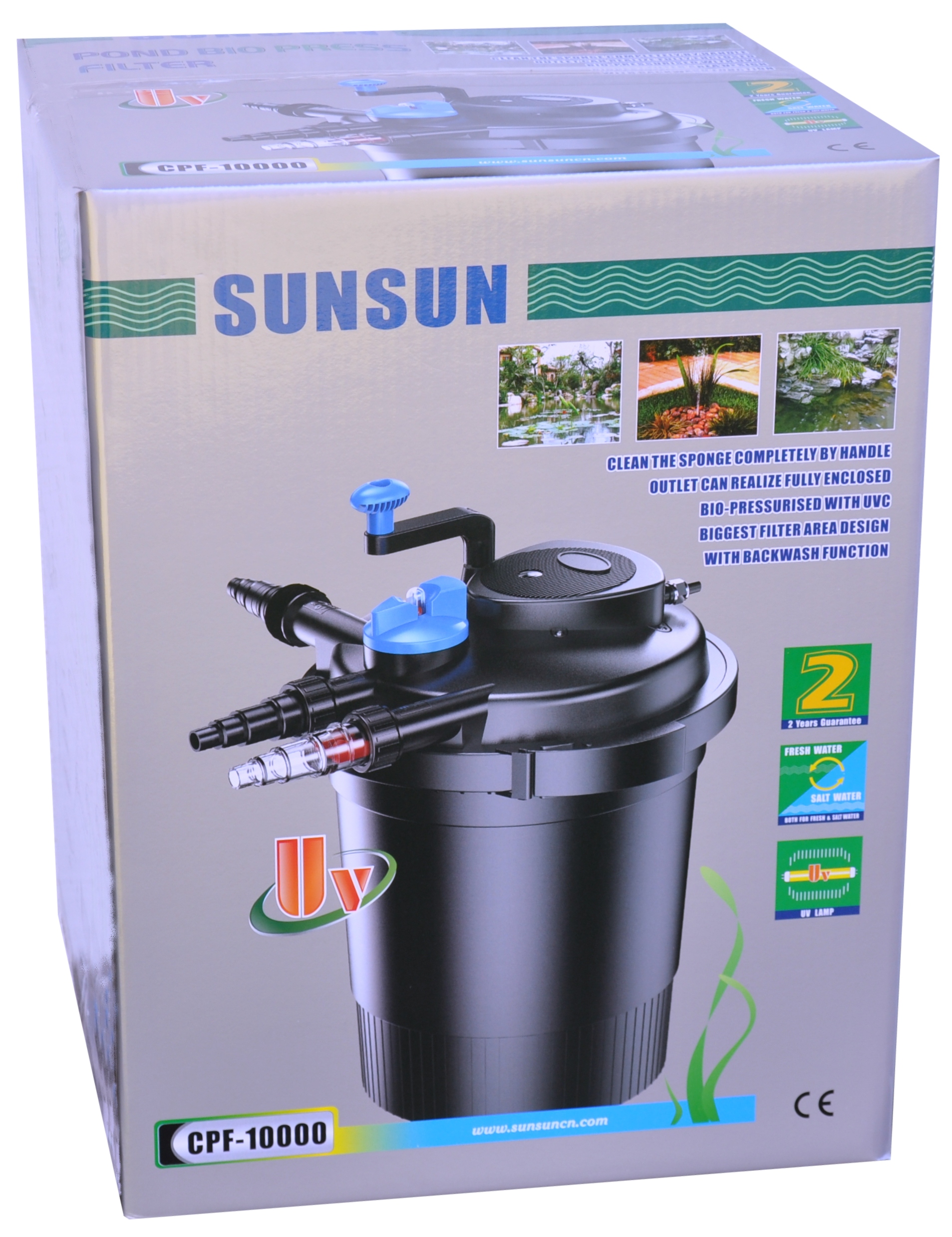 

CPF-10000 Filtr Ciśnieniowy z Uv-c do oczka 12m3