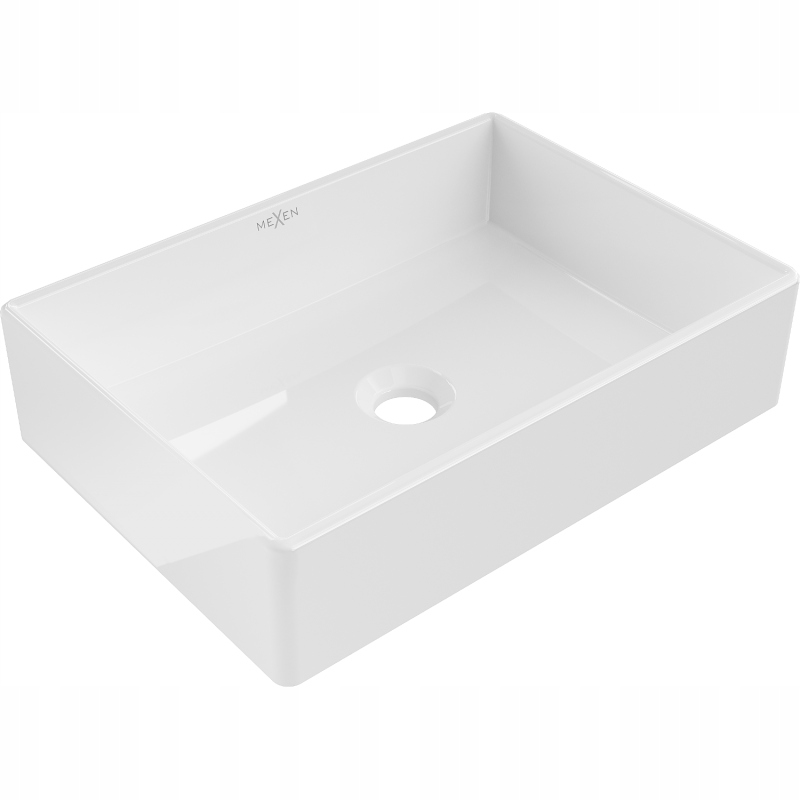 Mexen Goya umyvadlo na desku 45 x 32 cm, bílá