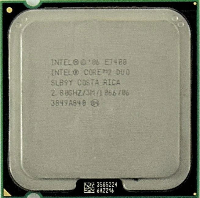 Procesor Intel Core 2 DUO E7400 SLB9Y s.775