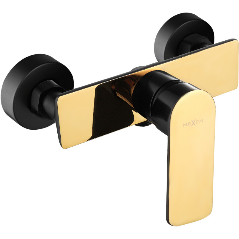 Mexen Alfa sprchová baterie, Černá/Zlatá