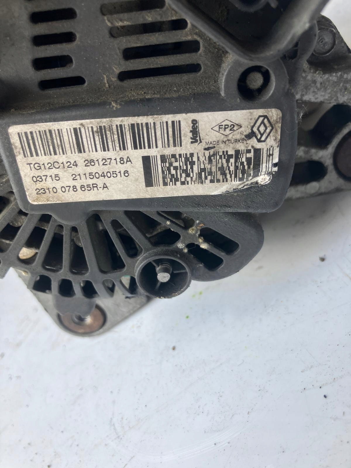 ALTERNATOR RENAULT CLIO IV 1.5 DCI 231007865R