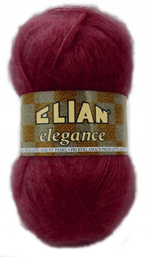 Włóczka 65% moher 35% akryl Elian Elegance 6389