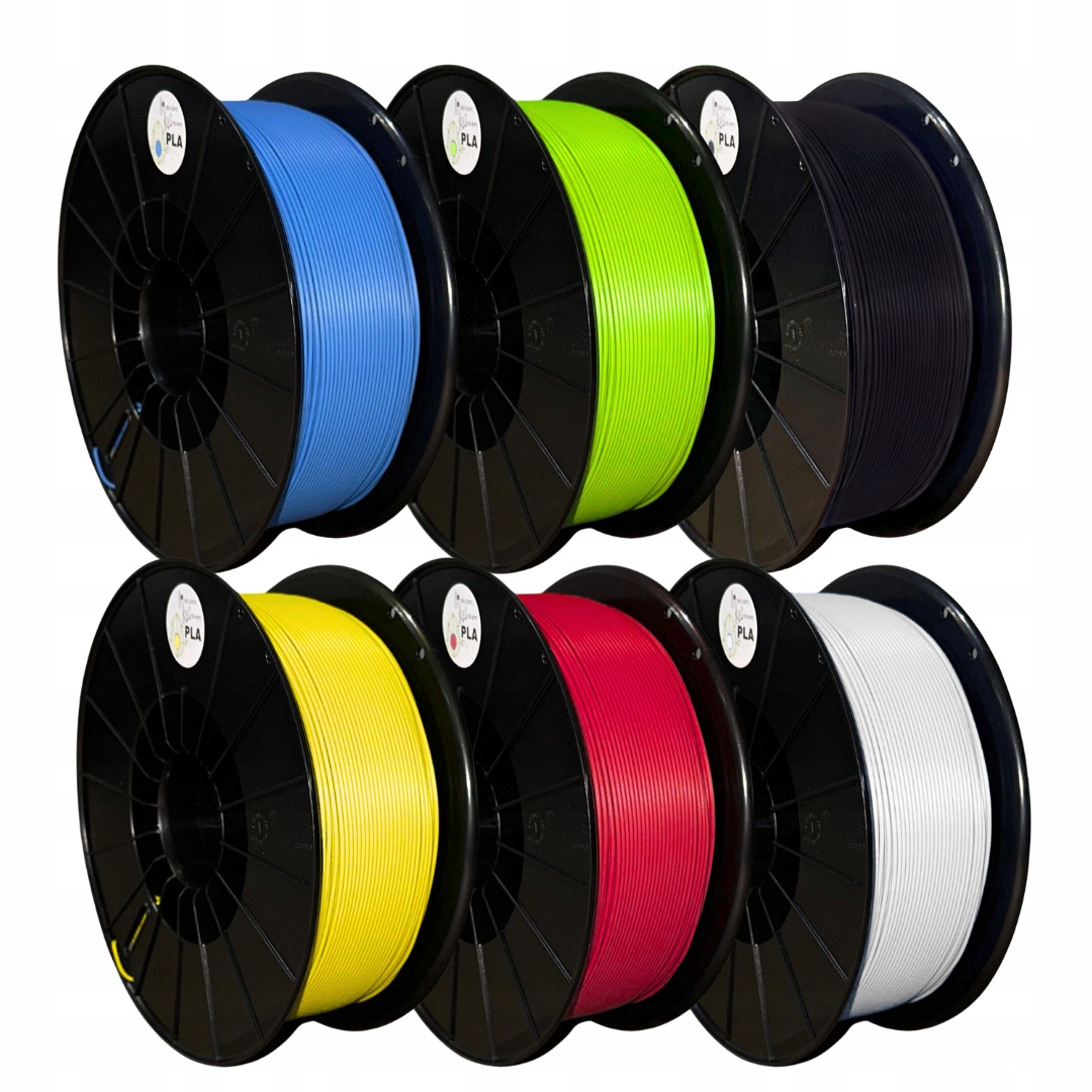Filament PLA wielokolorowy 1,75 mm 6x1 kg