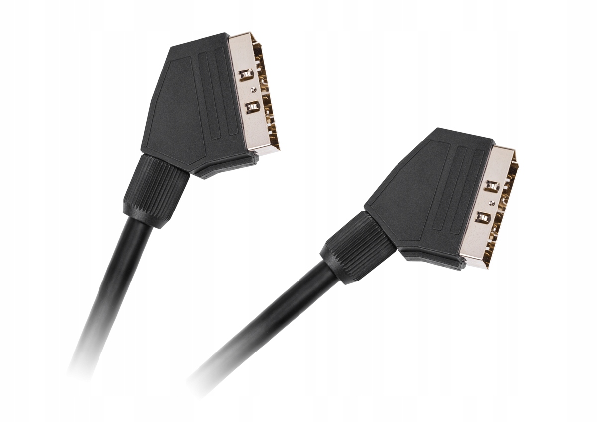 Kabel przewód Euro Scart 21P 1,5m Cabletech