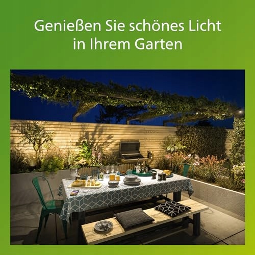 PHILIPS MyGarden Macaw Lampa Zewnętrzna LED Ścienna Ogrodowa Czarna 31W — miniatura 7