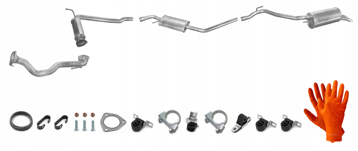 Vw Transporter T4 2.4 D 57 kW (1996-4/1998) Lwb Výfukový Systém