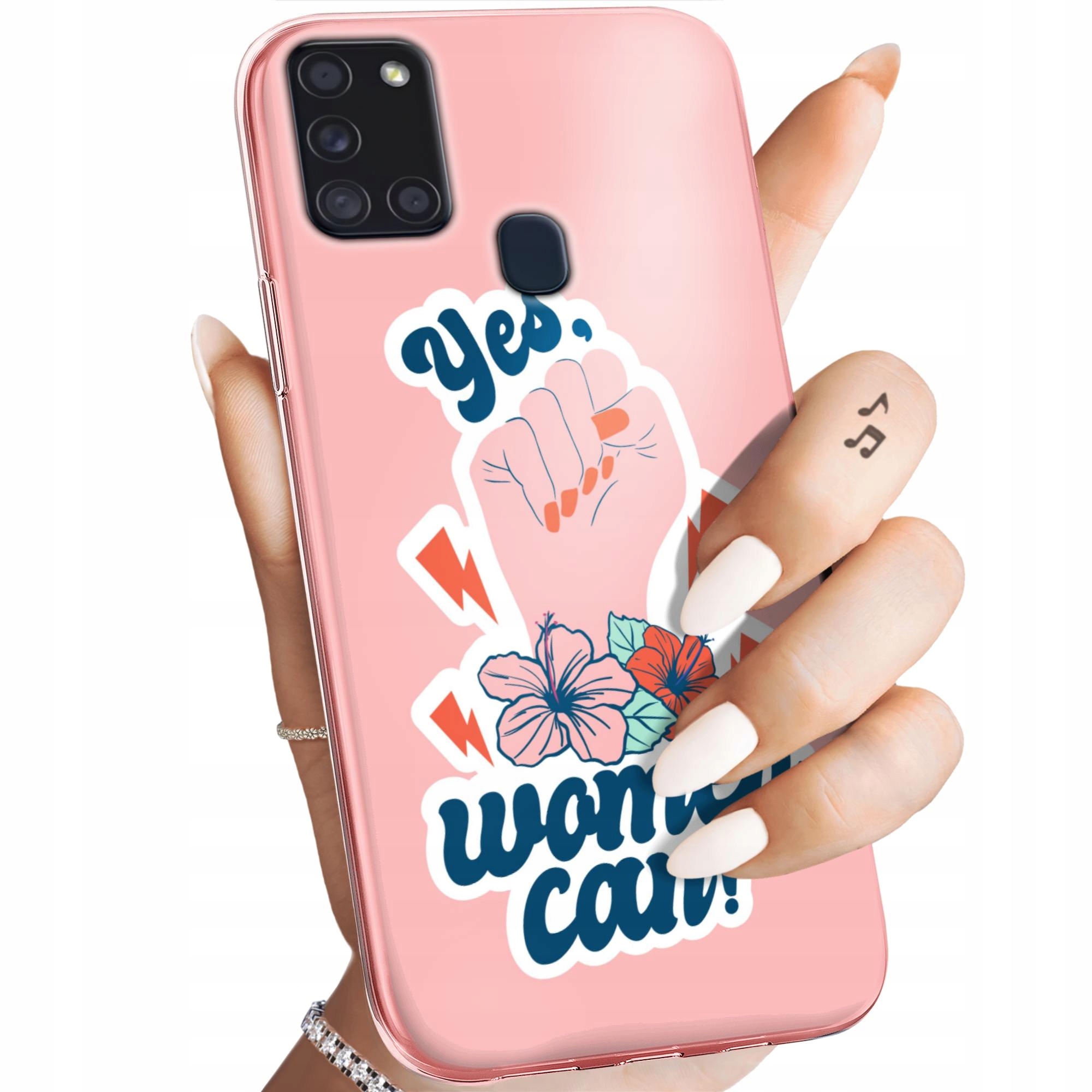 Etui Do Samsung Galaxy A21S Siła Kobiet Girl Power Feminizm Obudowa