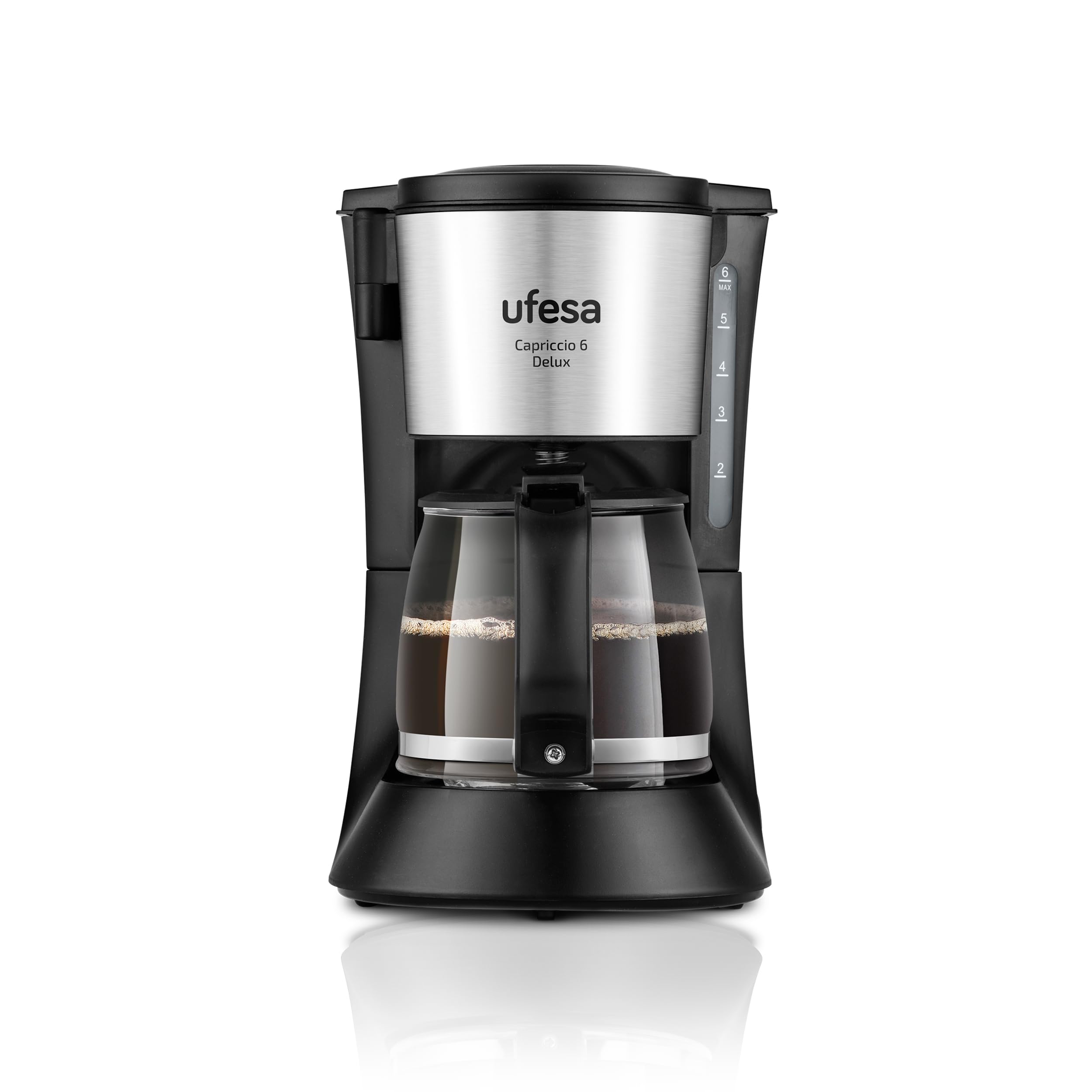 UFESA CG7115 Ekspres Do Kawy 6 Filiżanek 600W 06L System Antykapaniowy