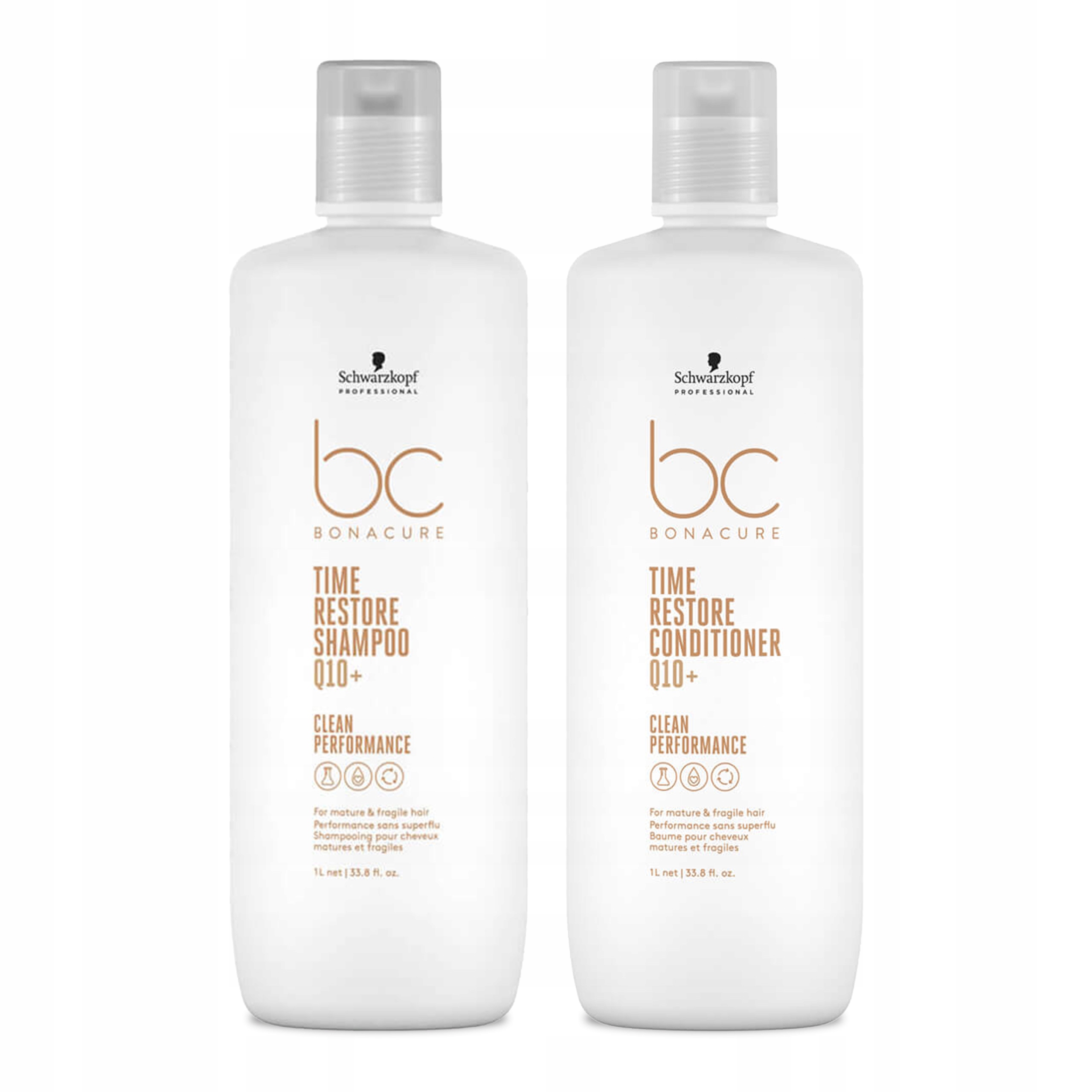 Schwarzkopf Bonacure Time Restore šampon 1000 ml kondicionér 1000 ml