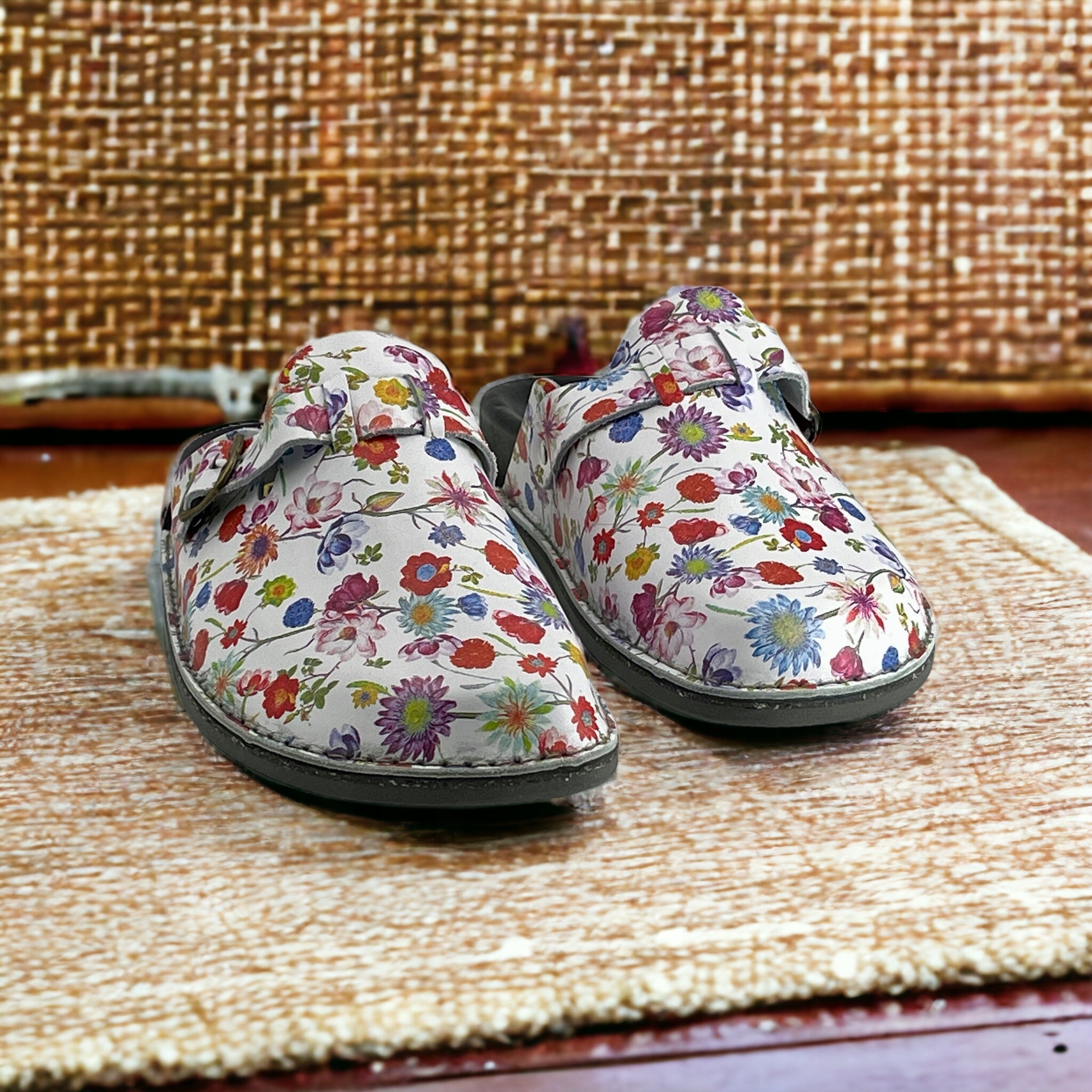 Klapki damskie kwiaty profilowane AnatomicBioKen Cechy dodatkowe brak