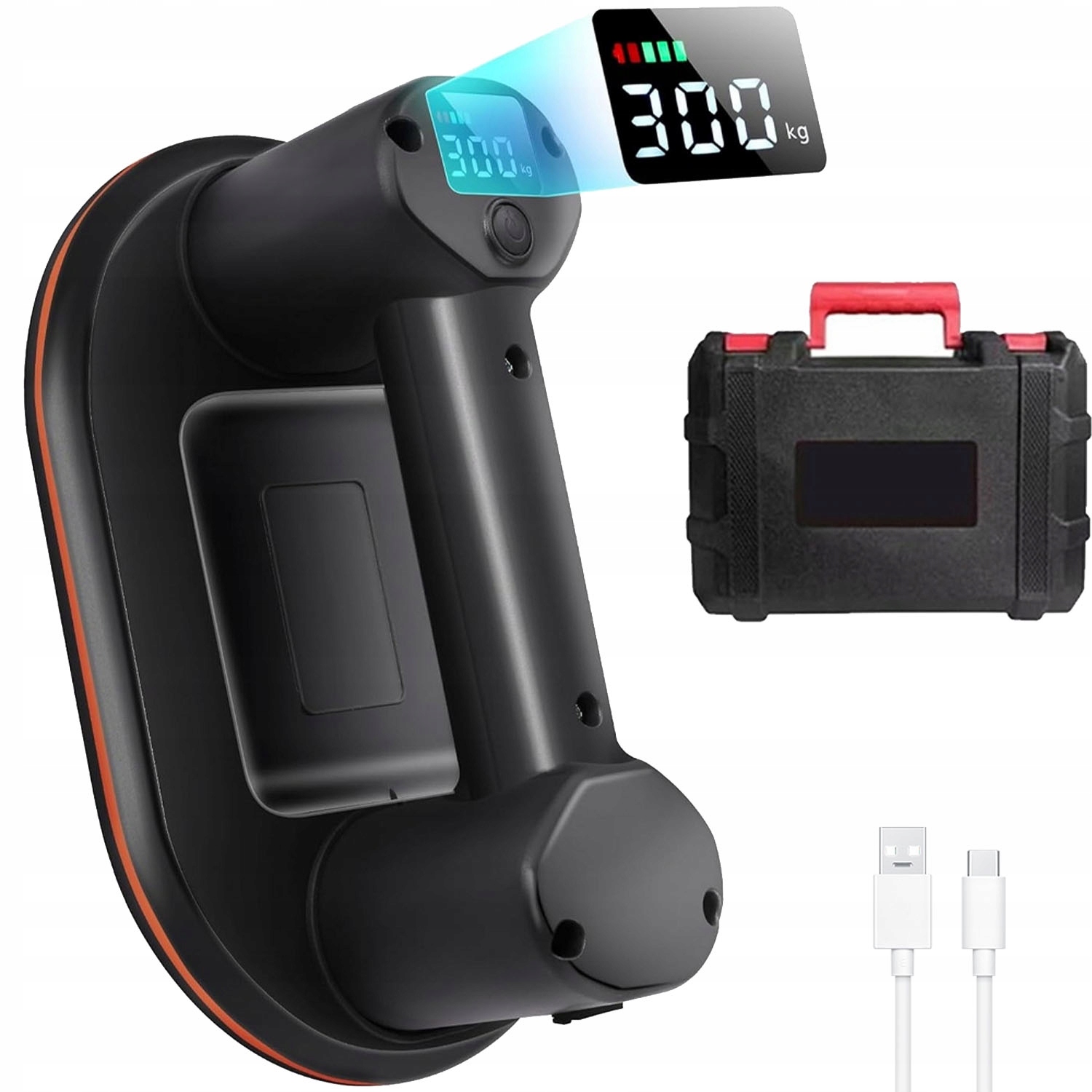 Přísavka na dlaždice Elektrický držák na glazuru na sklo 300 kg4000 mAh