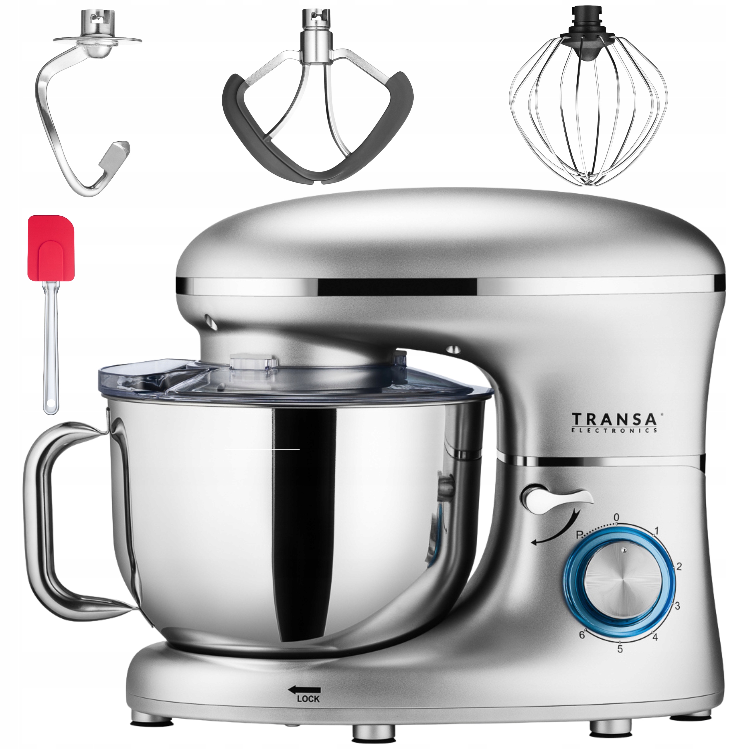 Robot Kuchenny Planetarny Mikser SilverChef Misa 6L Duża Moc 3000W