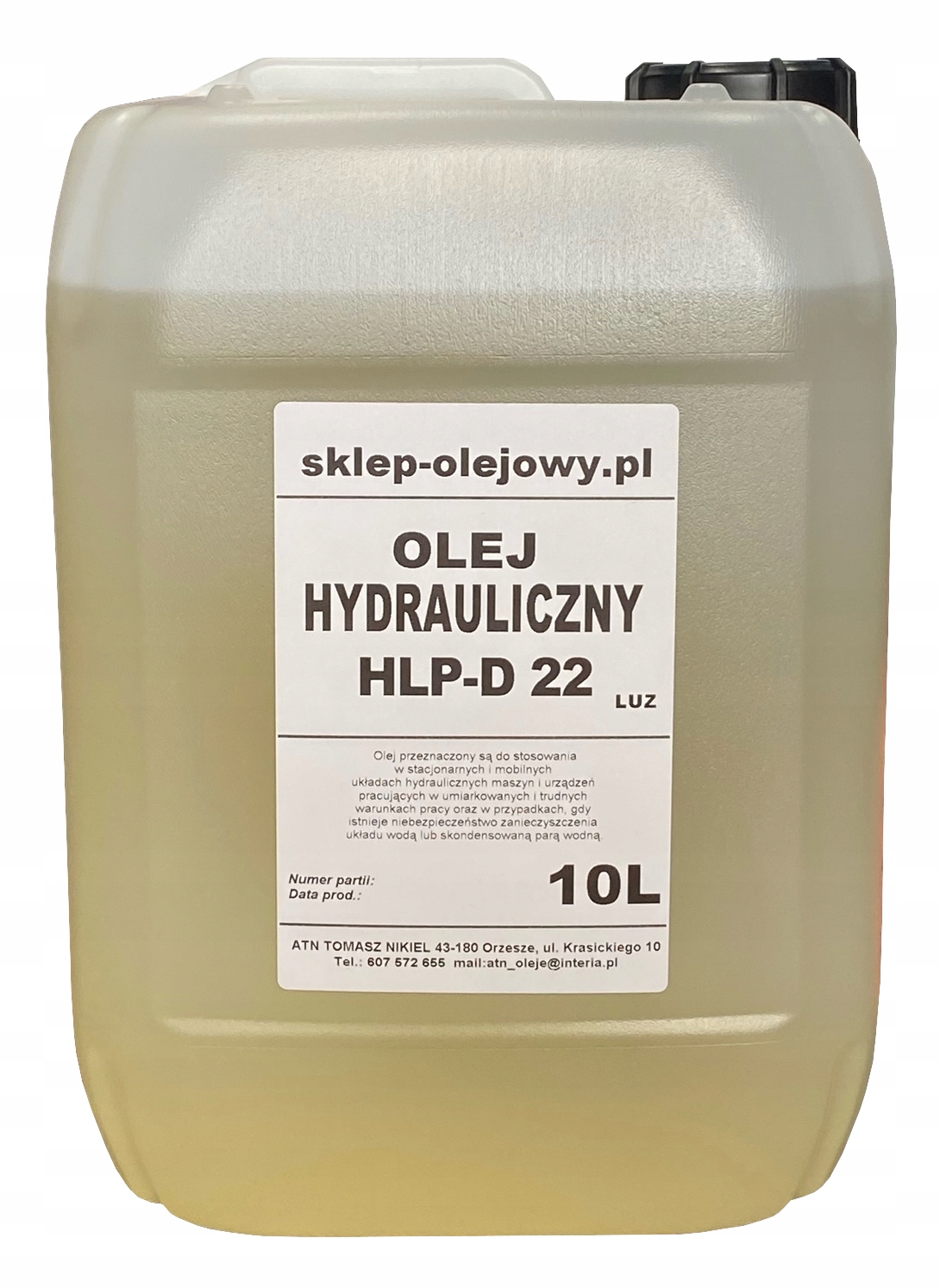 

Olej Hydrauliczny Hlpd Hlp-d 22 10L