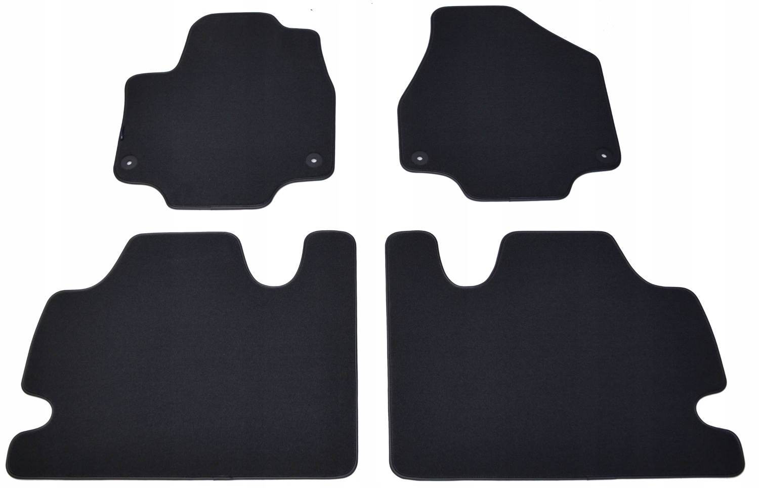 Chrysler Pacifica II od 2017r. - 5os Dywaniki Gold czarne + LAMÓWKA