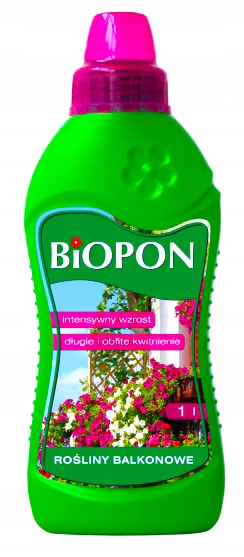

Biopon Płynny Nawóz Odżywka Do R. Balkonowych 1 L
