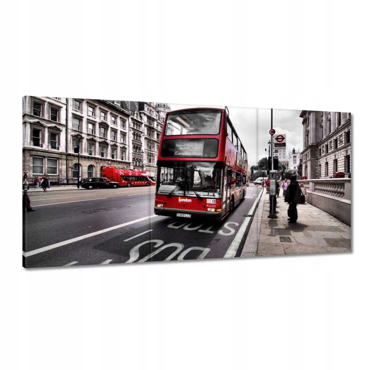 Obrazy 180x90 Zaujímavý Londýnsky autobus