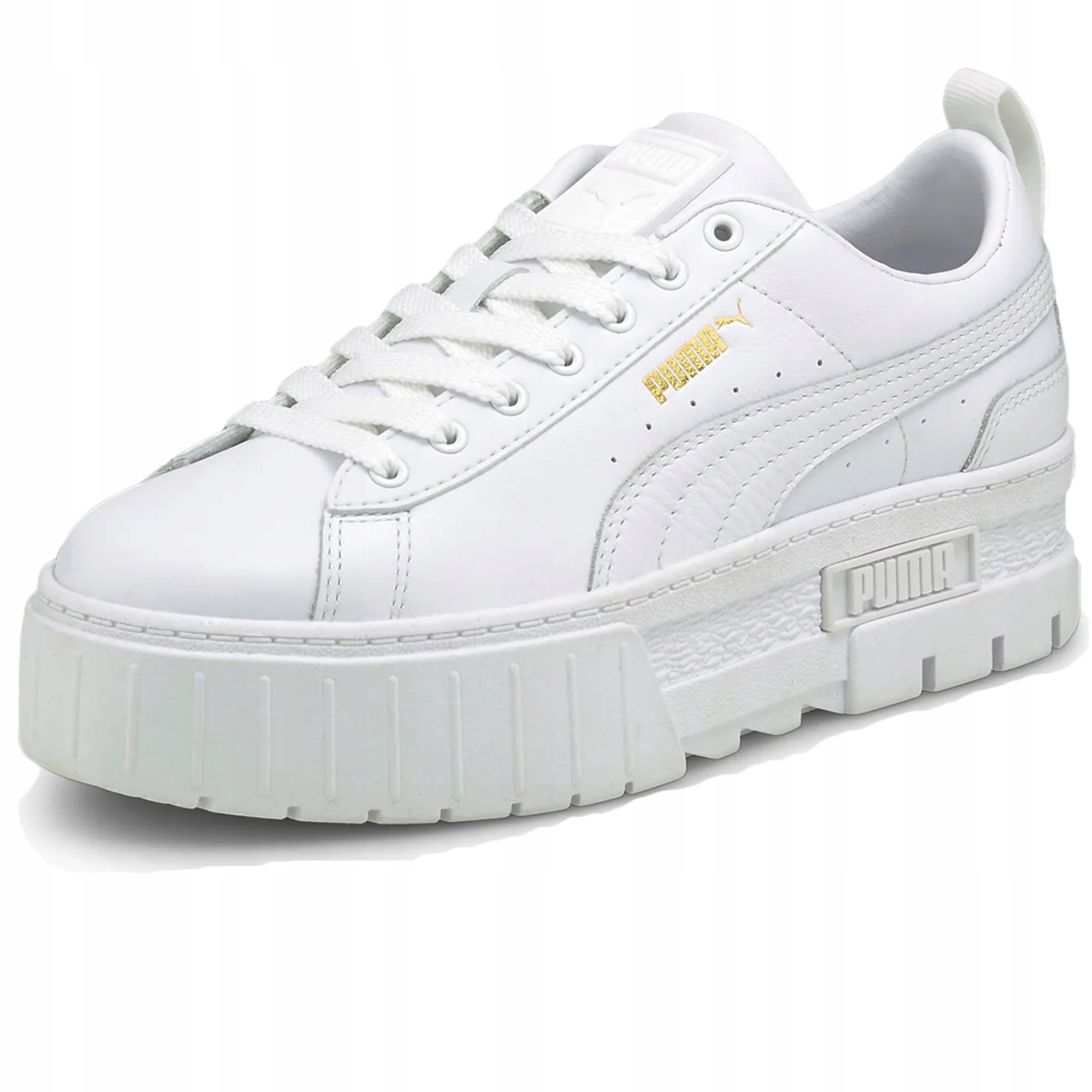 Sportovní boty Puma na platformě Mayze Classic 384209 01 vel. 39 Bílé
