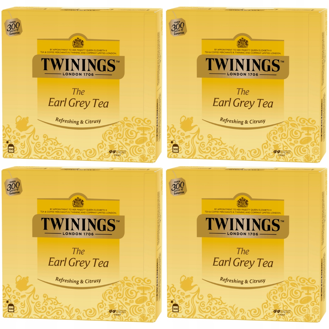 Twinings Herbata Earl Grey Tea czarna 400 torebek