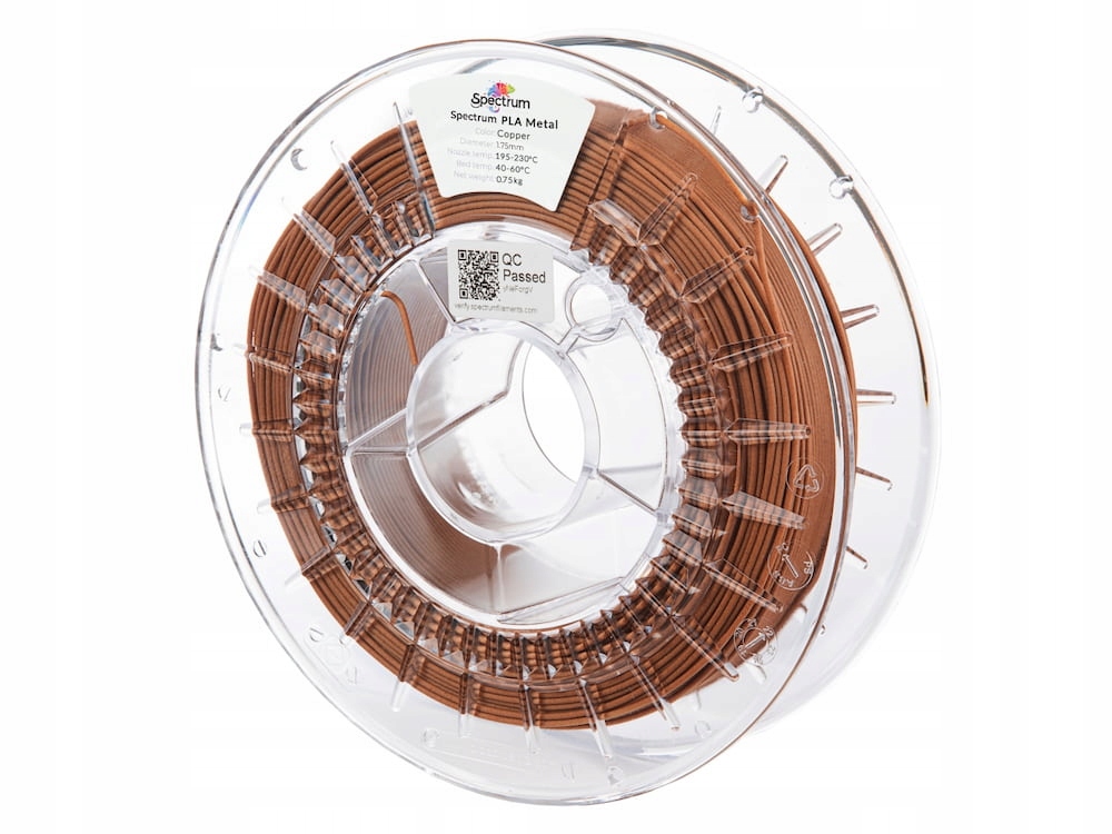 Filament Spectrum Pla Metal 1.75 mm Copper 0.75 kg