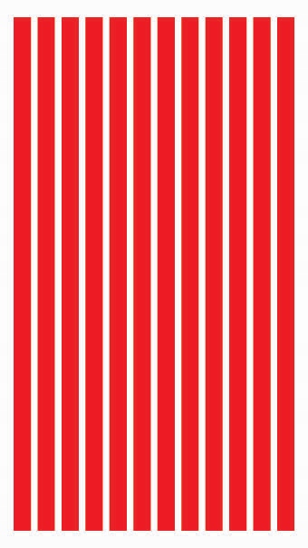 

Naklejki na motocykl Paski 30cm Czerwone