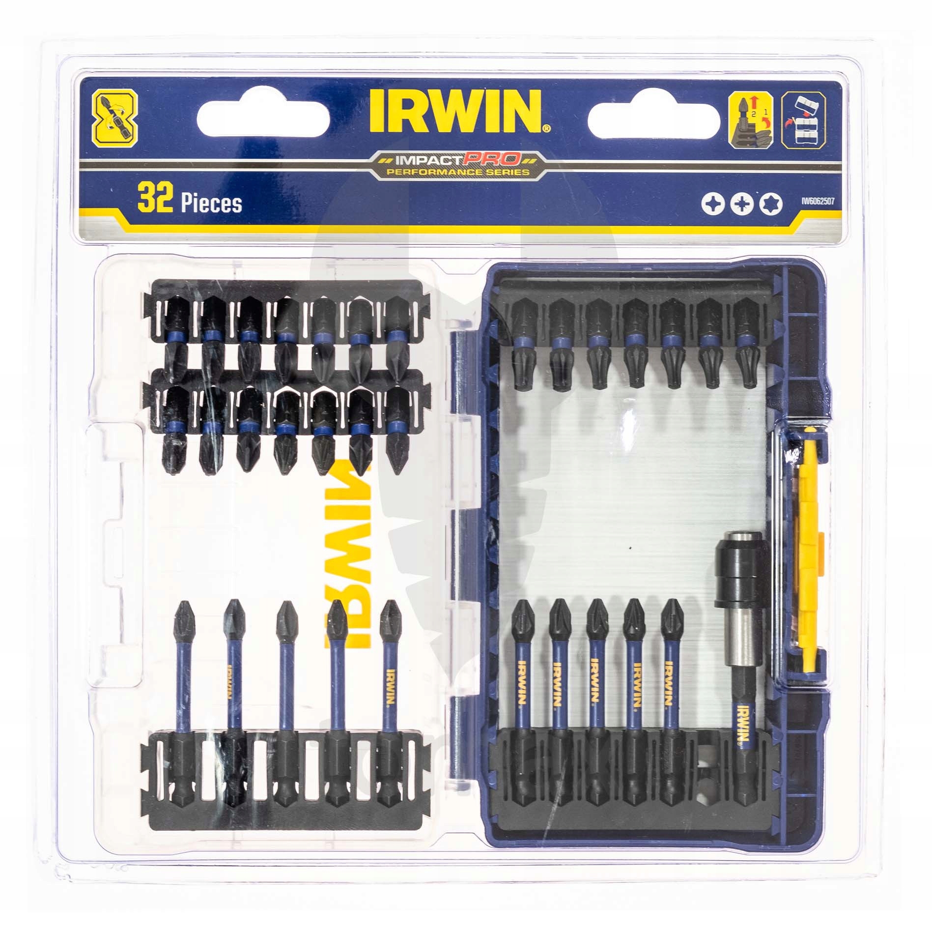 

Zestaw Bitów Końcówek Udarowych 32el Irwin