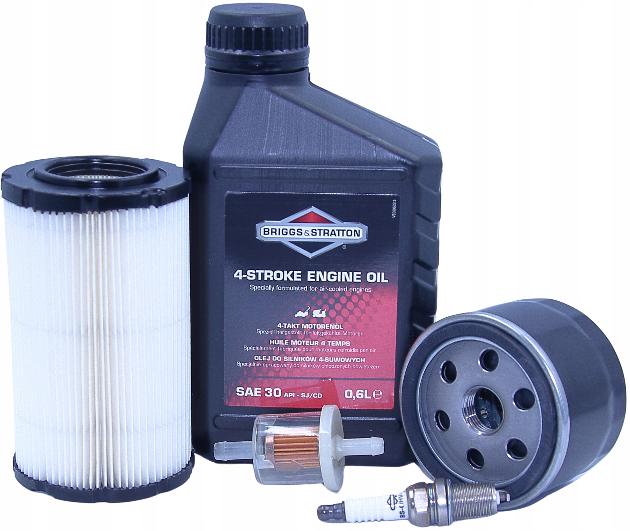 Filtry, Olej, Svíčka Briggs vzduchový válec 591334, olej, palivo