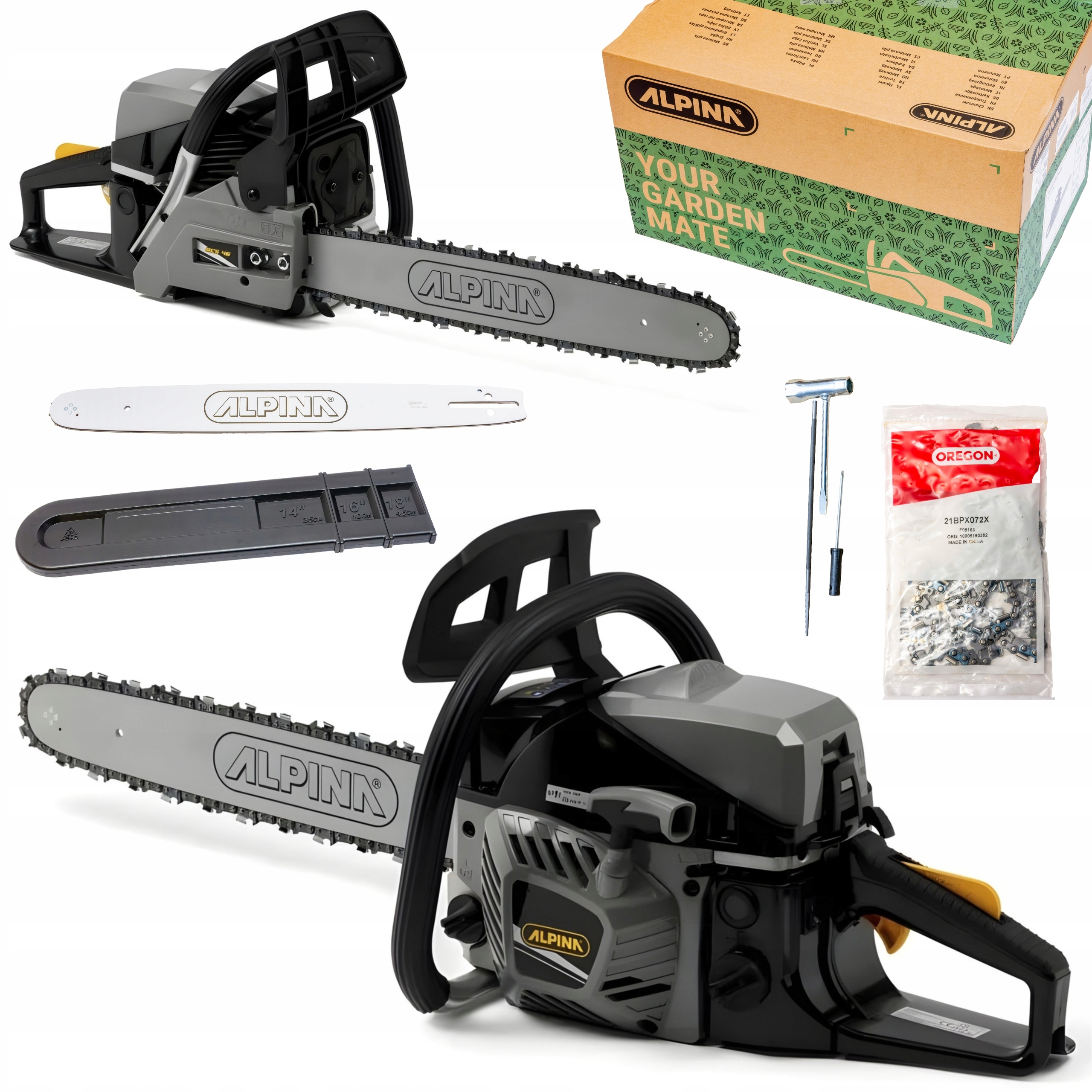 Řetězová motorová pila na dřevo Alpina Acs 46 18" 45 cm 1.8 kW